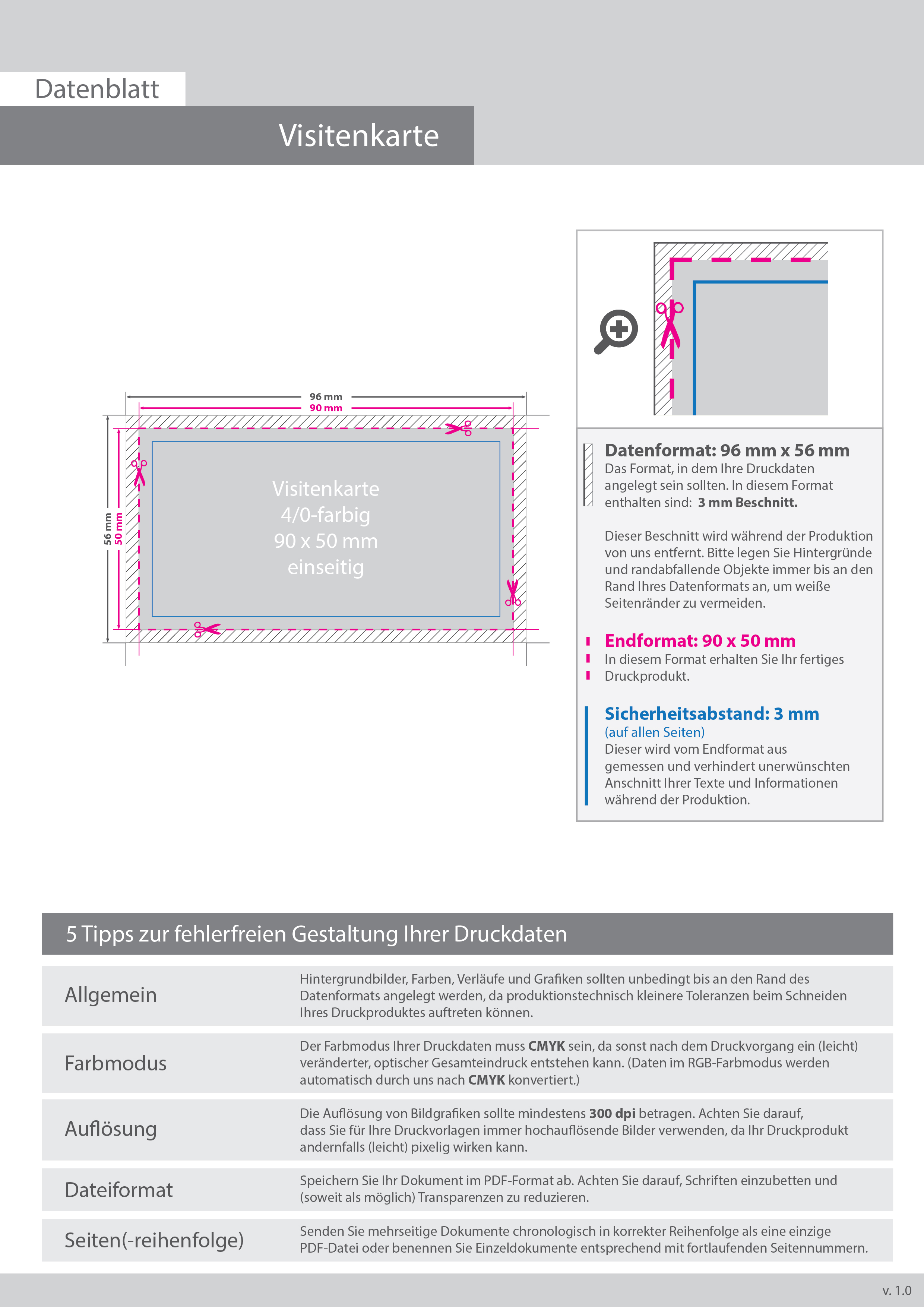 Product Bild multiloft-visitenkarten_quer_90_x_50_mm_einseitig_folienkaschiert_gl__nzend_mit_einseitig_partieller_uv-lackierung__4_0_farbig_(einseitiger_druck)