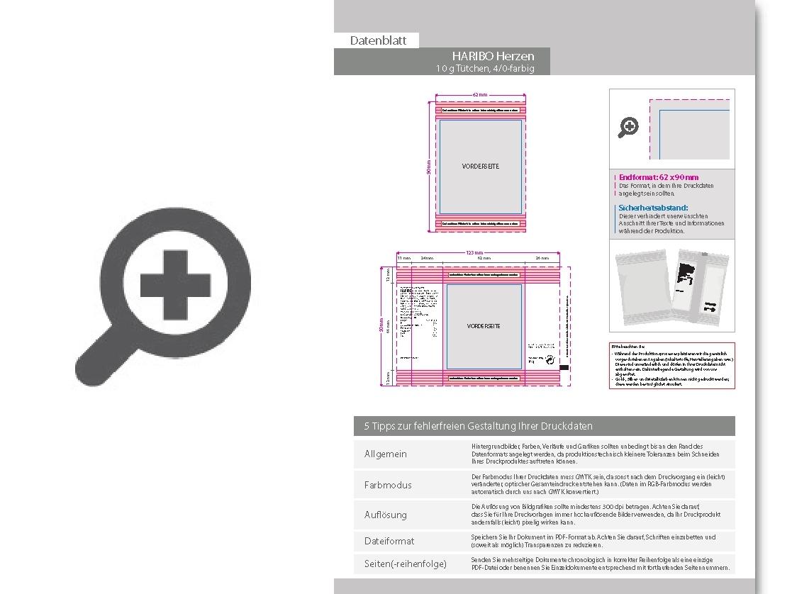 Product Bild haribo_herzen__10g_t__tchen__4_0_farbig_einseitig_bedruckt