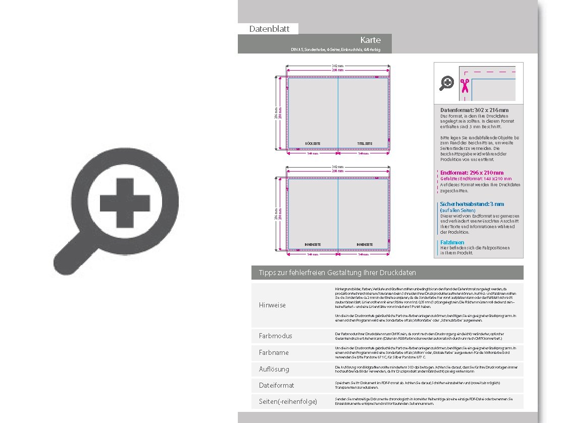 Product Bild hochzeitskarte_din_a5_4-seiter_4_4_farbig_+_sonderfarbe_silber