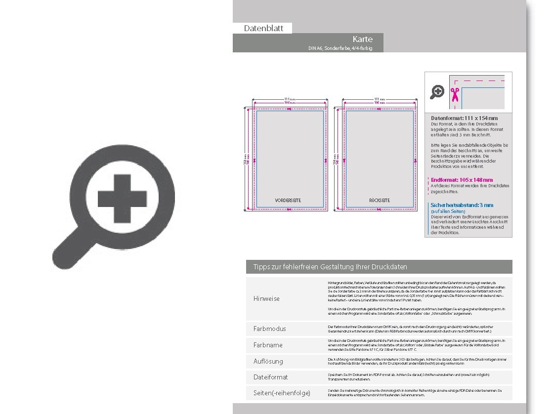 Product Bild einladungskarte_din_a6_4_4_farbig_+_sonderfarbe_gold