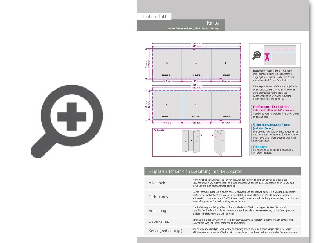 Product Bild hochzeitskarte__gefalzt_auf_quadrat_14_8_cm_x_14_8_cm__vertikaler_wickelfalz__6-seitig
