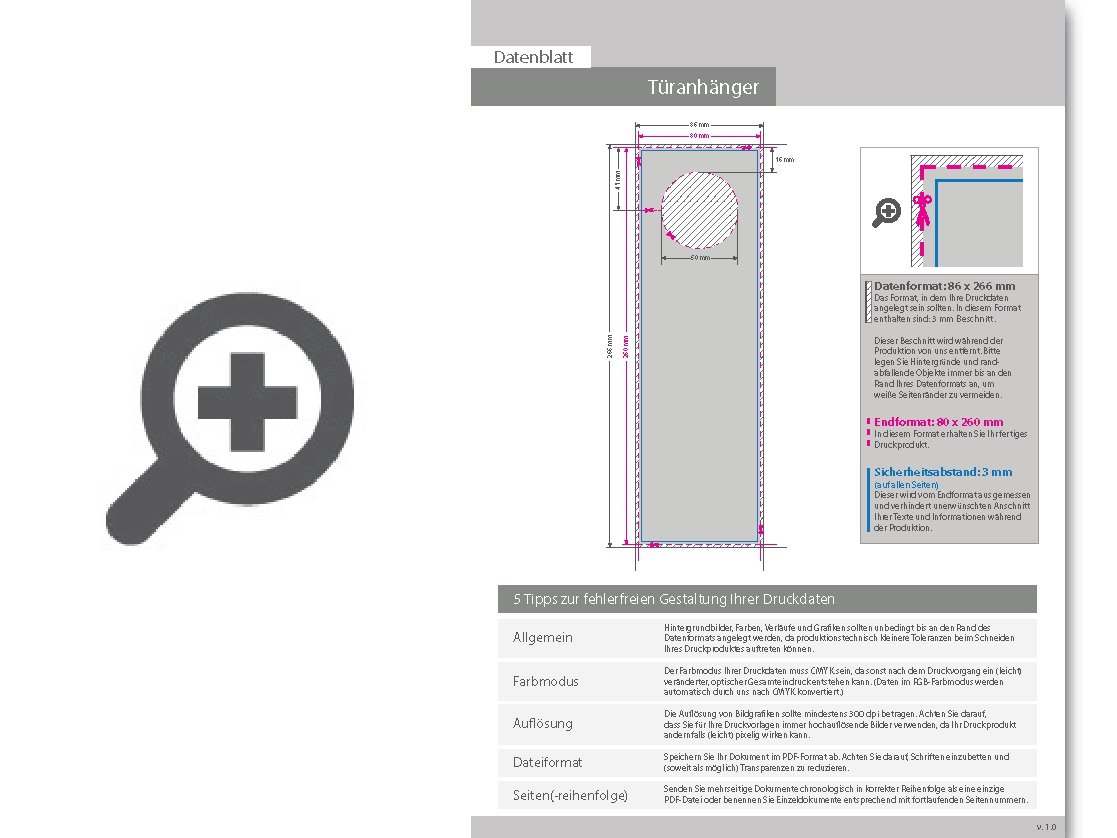 Product Bild t__ranh__nger_klassisch_4_0-farbig_(einseitiger_druck)__mit_hei__folienpr__gung_silber